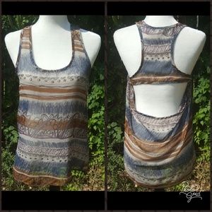 5th Culture Sheer Sleeveless Top S